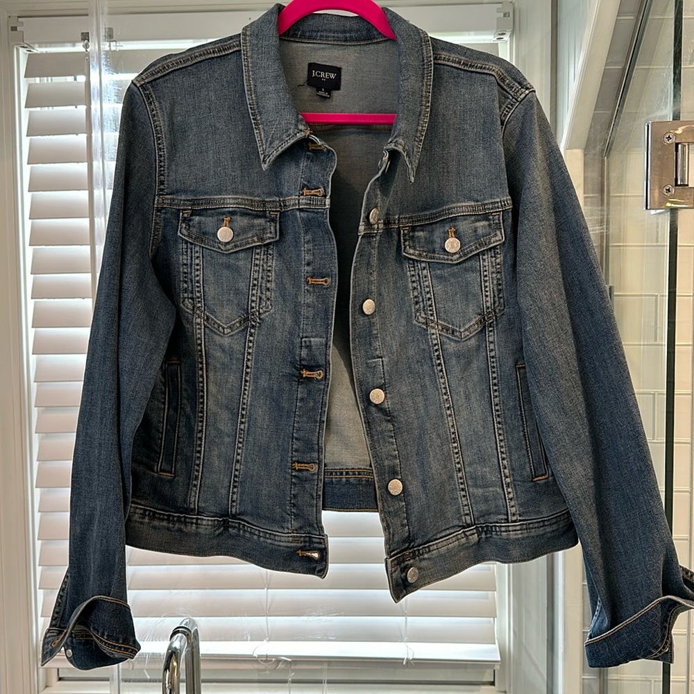 J. Crew Factory Classic Jean Jacket, Size L